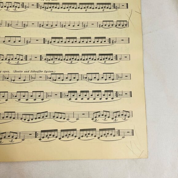 Fifty Exercises For Saxophone From Low Bb To F Above The Staff By A. Mayeur Vint - Picture 6 of 6